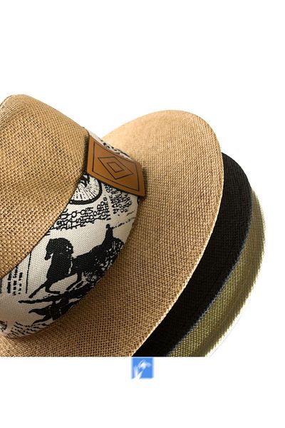Kardelen Butik Denizli Paper Hat with Belt Detail