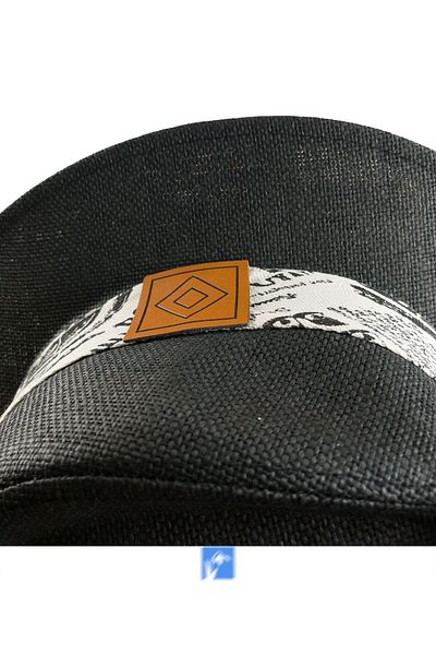 Kardelen Butik Denizli Paper Hat with Belt Detail