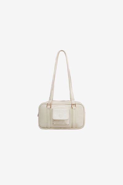 MARSEPTUN Fancy Double Handle Light Beige Matte Bag
