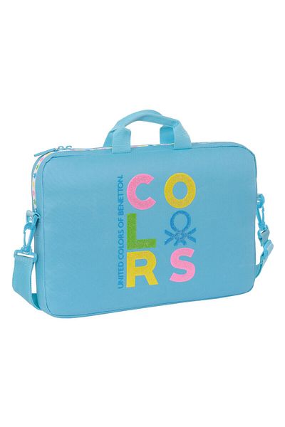 Benetton Geantă pentru laptop Benetton Spring Celeste 40 x 27 x 4 cm