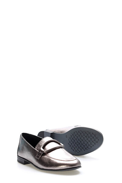 TUGERDİ Tugerdi Steel Inside and Outside Genuine Leather Light Sole Quality Women's Ballerina Shoes Tg096572615410