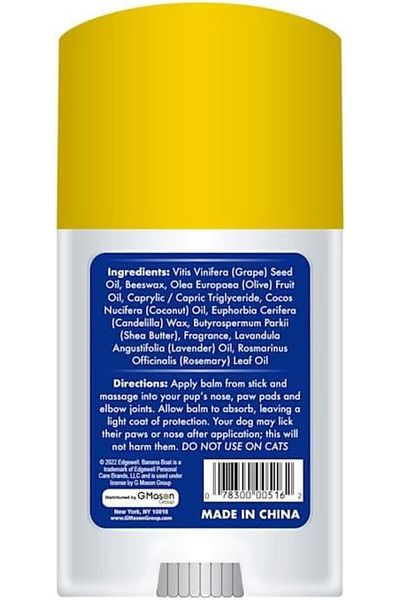 Banana Boat 3 in 1 Paw, Nose and Elbow Protector for Dogs, Soother, Moisturizer and Protector for Dogs