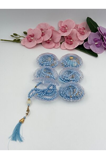 Uğurlu Hac مجموعة مسبحة اللؤلؤ المعلبة 10 قطع