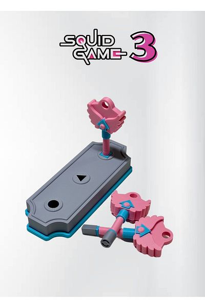 You Toys Squid Game 3 Key-Lock Set / Matching Switches Game