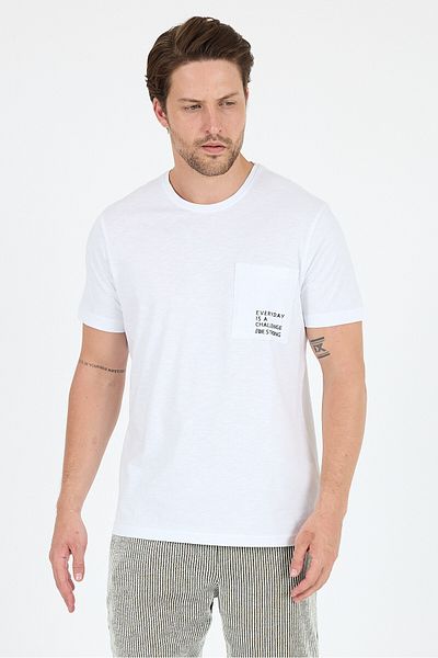 Rodi 100% Cotton Crew Neck Printed Relaxed Fit, Breathable Fabric Men's T-Shirt Basic T-Shirt 0068