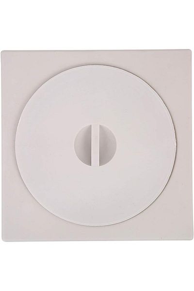 fitto Floor Drain Cover, Anti-Clogging White 20x20 cm