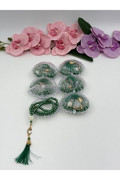 Uğurlu Hac Set de 10 mătănii din perle în cutie