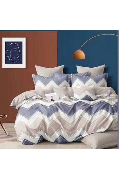 OEM Satin Cotton Linen, Sulphur, 2 Persons, Double Bed, 4 Pieces