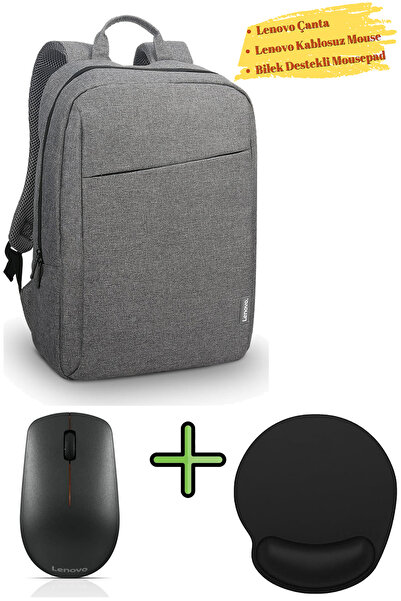 LENOVO حقيبة ظهر B210 للكمبيوتر المحمول، حقيبة ظهر للكمبيوتر المحمول، ماوس لي...