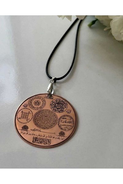 GM SİLVER Luck Wealth Protection Majesty Talisman Copper Pendant