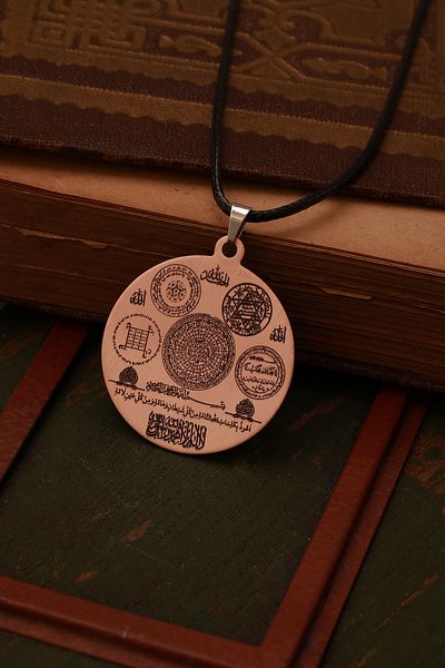 GM SİLVER Luck Wealth Protection Majesty Talisman Copper Pendant