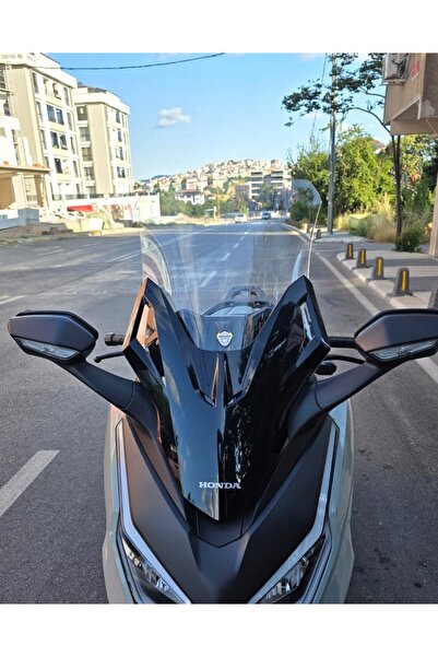 MOTOCAM Honda Forza Siperlik Ön Cam 2021-2025 Model 60cm Şeffaf Renkli 4mm