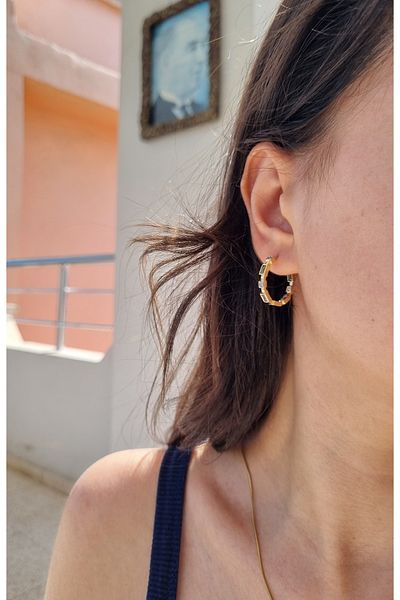 LİLİA Steel 7 Element Earrings