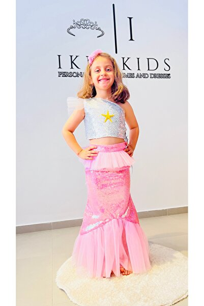 İkrabutikbursa Deniz Kızı Kostümü, Kız çocuk deniz kızı elbisesi