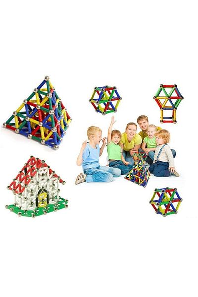 noip Magnastix 111 Piece Magnetic Lego Set (7474)