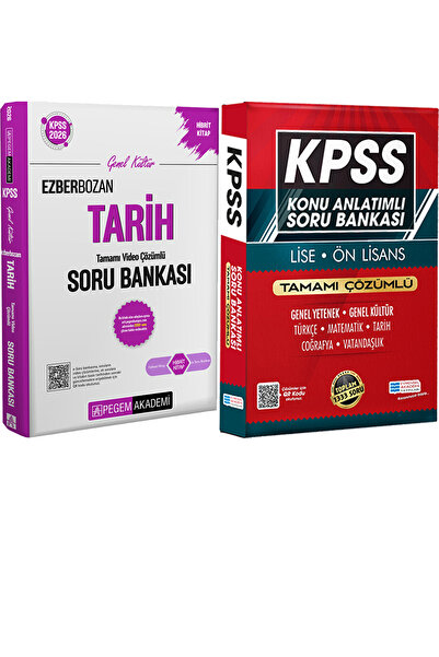Pegem Akademi Yayıncılık 2026 KPSS Genel Yetenek Genel Kültür Ezberbozan Tari...