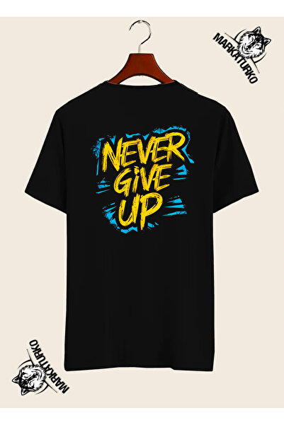MarkaTurko Never Give up Special Design Back Printed Tshirt 101-101