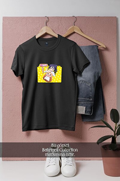 Bahriyeli Collection Огромна тениска с дизайн Himouto! Umaru-Chan, подходяща ...