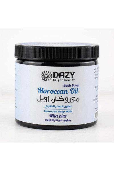 Dazy Dazy Moroccan Oil Soap with Blue Indigo 500g