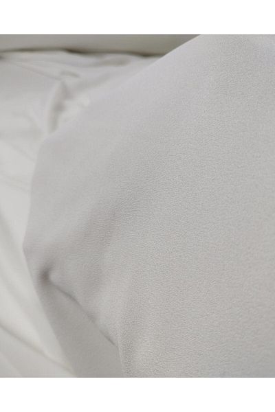 Kumaş Parça Sand Crepe in White Color Width: 150