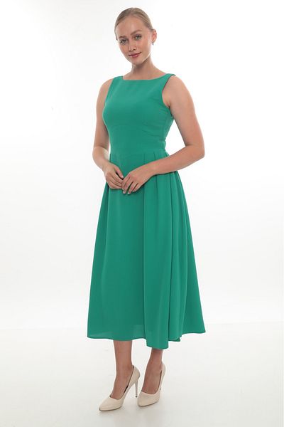 etselements Sleeveless Lined Midi Dress