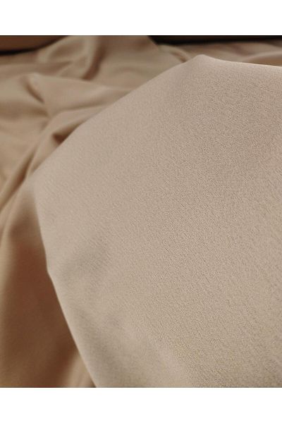 Kumaş Parça Crepe in Ashy Pink Color Width: 150