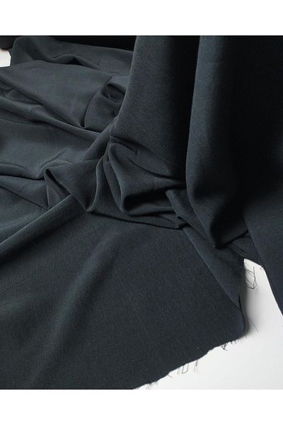 Kumaş Parça Thin Moroccan Viscose between Navy Blue and Black Color Width: 135
