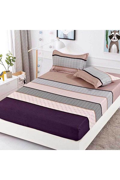 Patul FINET Bed Cover with Elastic + 2 Pillowcases, Pucioasa, Double Bed 180x200