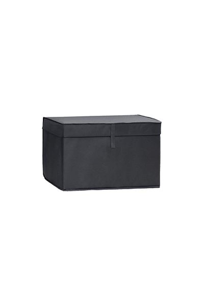 FORSACE 2 Pieces Multi-Purpose Laundry Storage Organizing Etc. Canister Box Mini 40X30X26 cm Anthracite