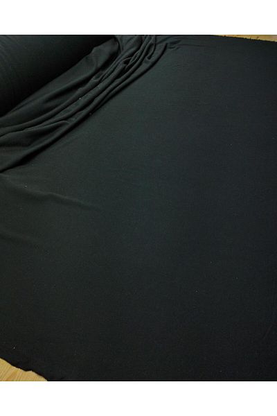 Kumaş Parça Two Thread Combed Cotton in Black Color Width: 160