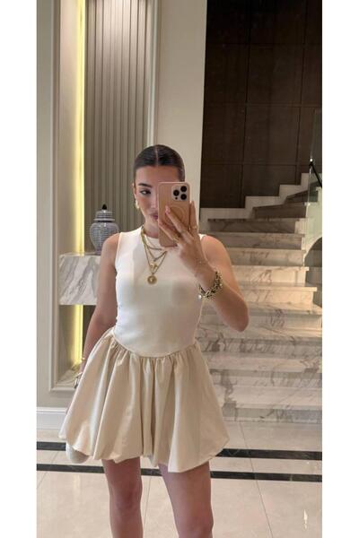 Butic MİNİ BALON ELBİSE