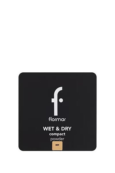 Flormar Wet & Dry Compact Powder 009 Honey