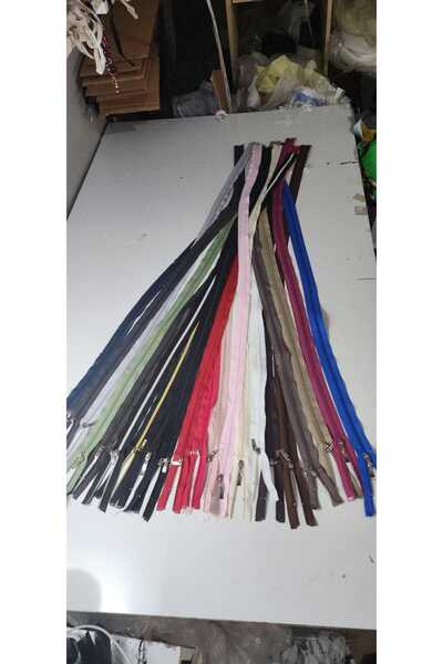 BERKE TUHAFIYE AKSESUAR 20 Adet Ferace Fermuarı 120cm