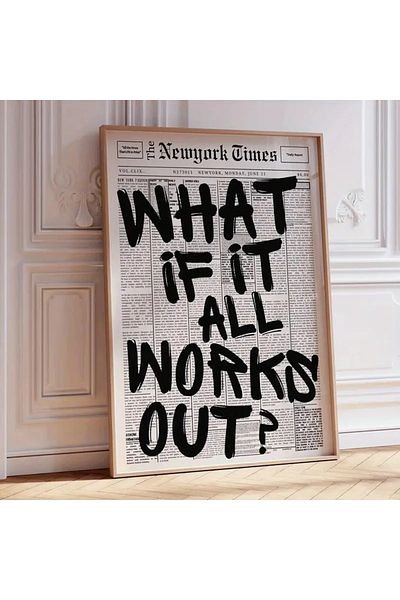 512 STORE Aesthetic Wall Decor Lettering Office Frameless Painting Poster Modern Decor