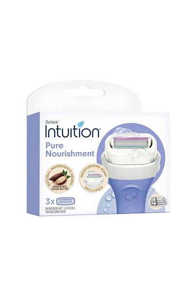 SCHIK Schick Intuition Razor Replacement Blade Accessories, 3 Count