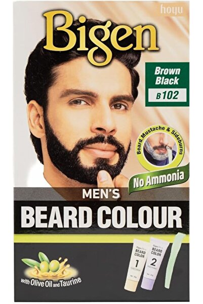 BİGEN بيجن صبغة شعر اللحية للرجال - أسود بني B102