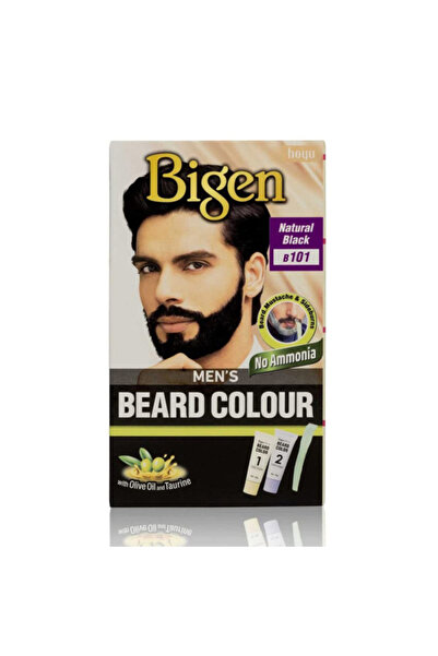 BİGEN بيجن صبغة شعر اللحية للرجال - أسود - B101