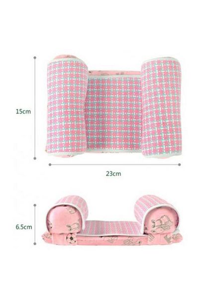 COOYA Printed Head Shaping Pillow for Newborns, Soft Memory Foam Baby Sleep Support Pillow