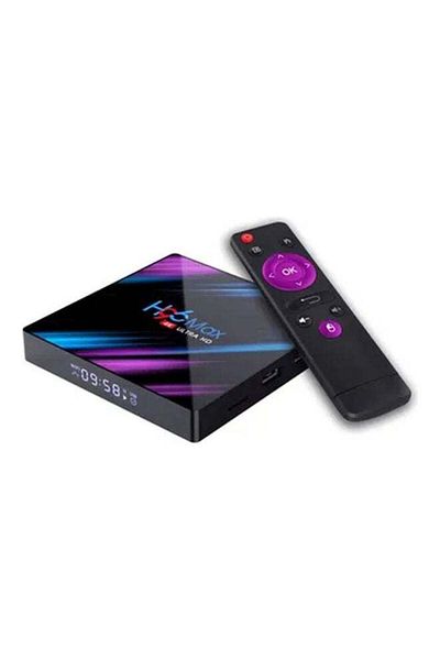 COOYA Set-top Box Android 4GB+64GB, 4K HD Network Player with Dual Band WiFi, Bluetooth 4.0 & USB Ports