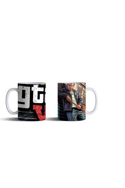 MECKSA Grand Theft Auto 6 Design Coffee Cup 11 oz