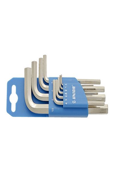Unior 9-Piece Short Allen Key