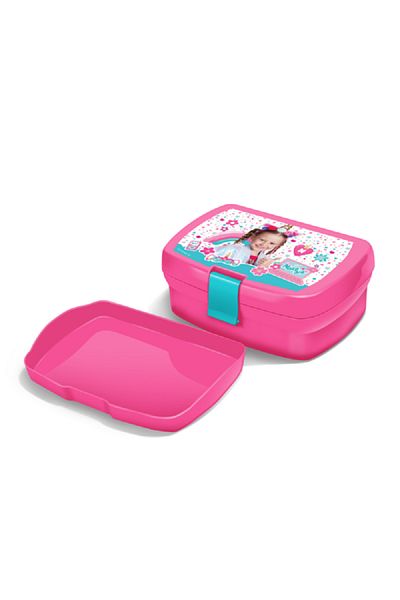 First Kid Nastya Sandwich Box with Inner Tray Pink 630ml