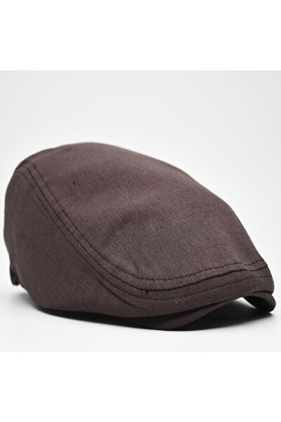 şapkadan Erkek Kasket Keten Yazlık Flat Cap Şapka