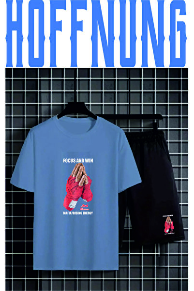 HOFFNUNG Full Shorts Unisex T-Shirt Shorts My New Print Rust Color Set