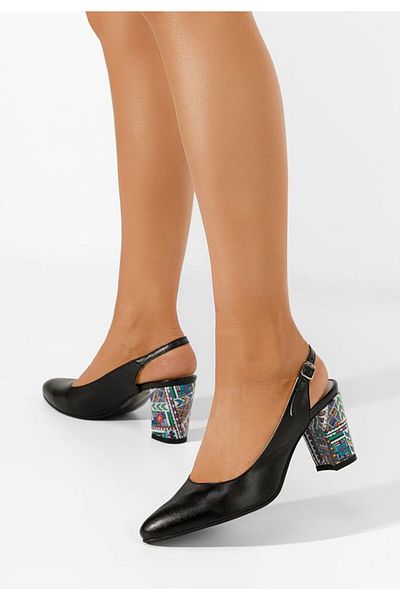 B T Shoes Pantofi piele Ludiva negri