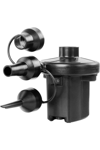 Other Electric Air Pump for Inflatable Items, Black, 0.44 kg, Corded 3pin UK Plug
