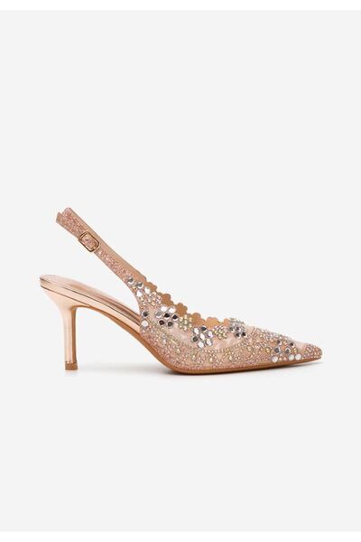 B T Shoes Pantofi slingback Tresia champagne