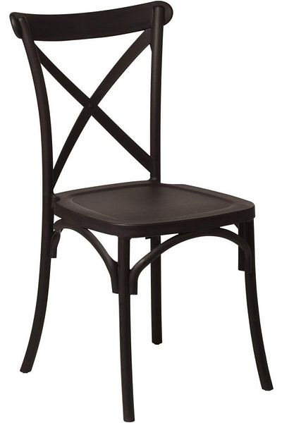rexa Otax Stackable Dining Chair Black