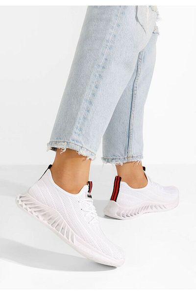 B T Shoes Pantofi sport dama Sandie albi