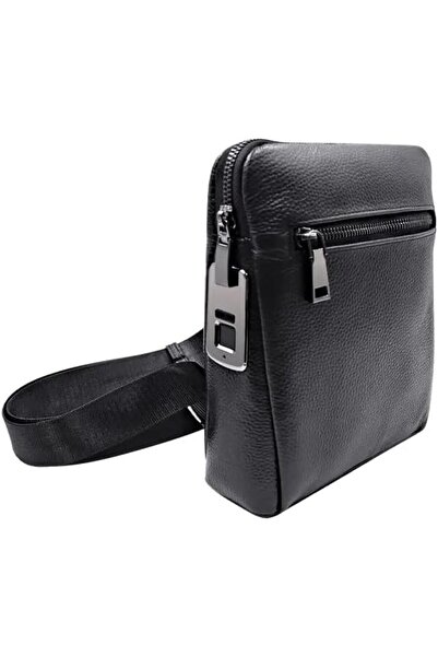 Generic Men Handbag with Fingerprint Lock | 0.5s Fingerprint Unlock Anti-Thef...